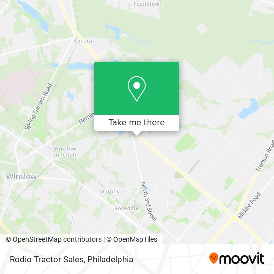 Rodio Tractor Sales map