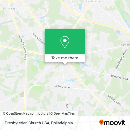 Presbyterian Church USA map