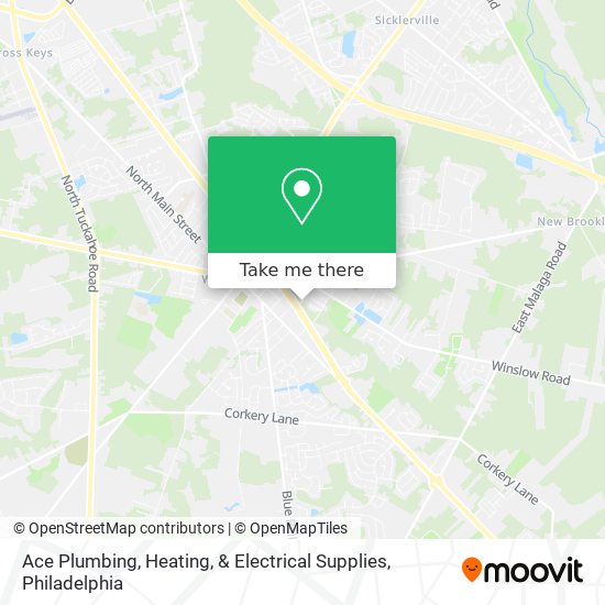 Ace Plumbing, Heating, & Electrical Supplies map