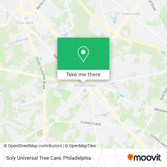 Soly Universal Tree Care map
