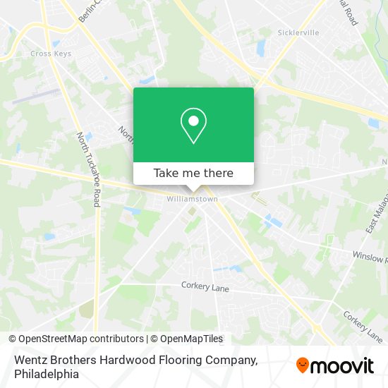 Wentz Brothers Hardwood Flooring Company map