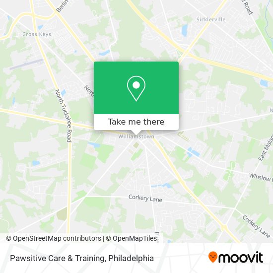 Pawsitive Care & Training map