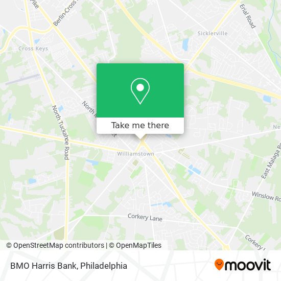 BMO Harris Bank map