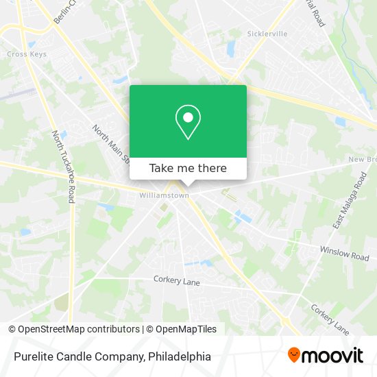 Mapa de Purelite Candle Company