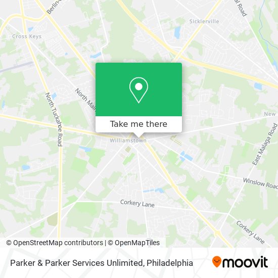 Parker & Parker Services Unlimited map