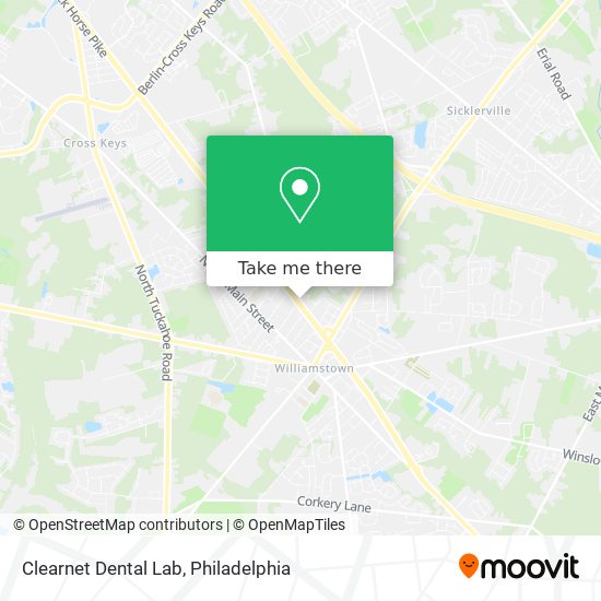 Clearnet Dental Lab map