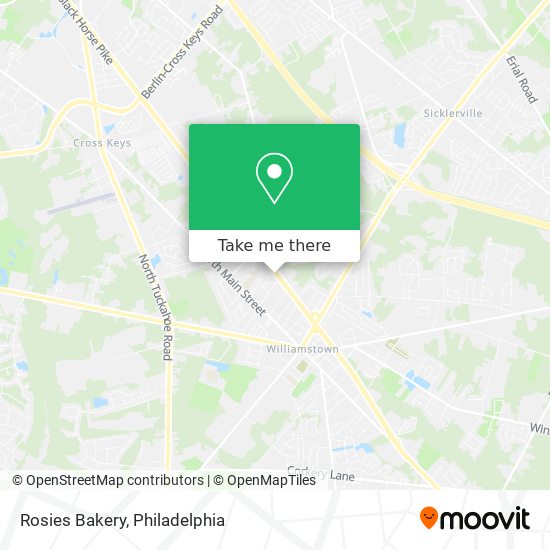 Mapa de Rosies Bakery