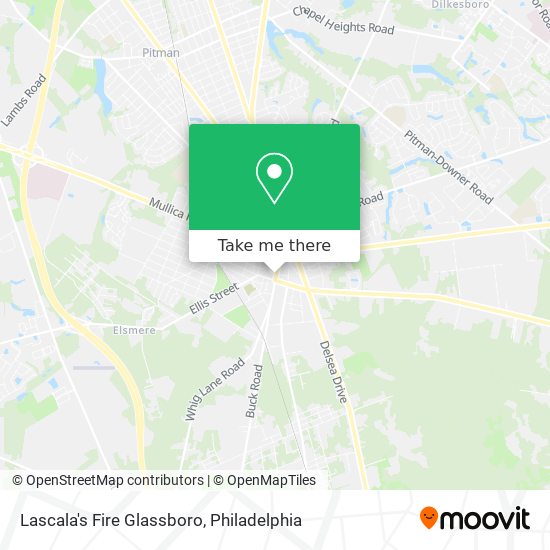 Lascala's Fire Glassboro map