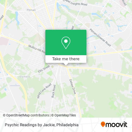 Psychic Readings by Jackie map