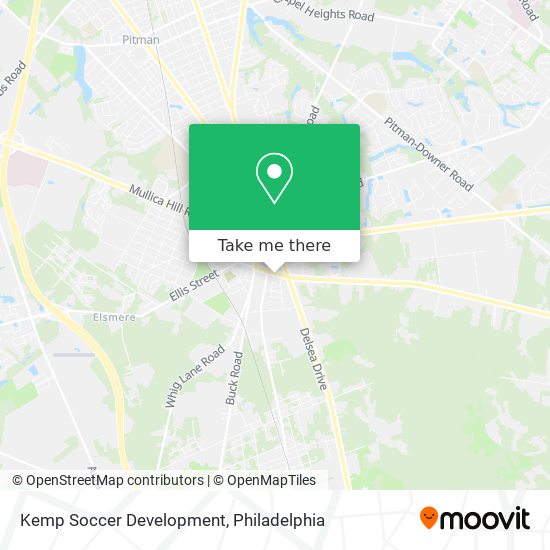 Kemp Soccer Development map