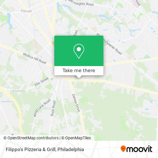 Mapa de Filippo's Pizzeria & Grill