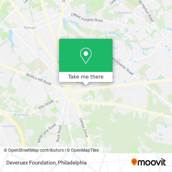 Deveruex Foundation map