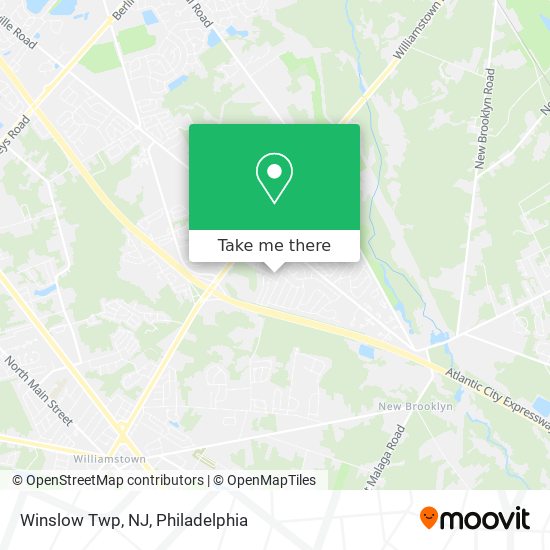 Winslow Twp, NJ map