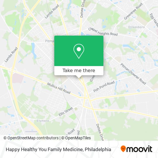 Happy Healthy You Family Medicine map