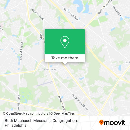Beth Machaseh Messianic Congregation map