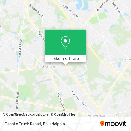 Penske Truck Rental map