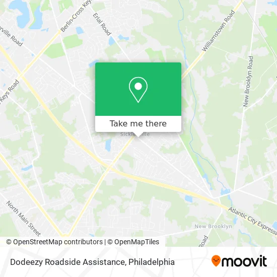 Dodeezy Roadside Assistance map