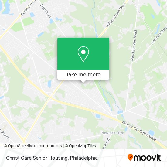 Mapa de Christ Care Senior Housing