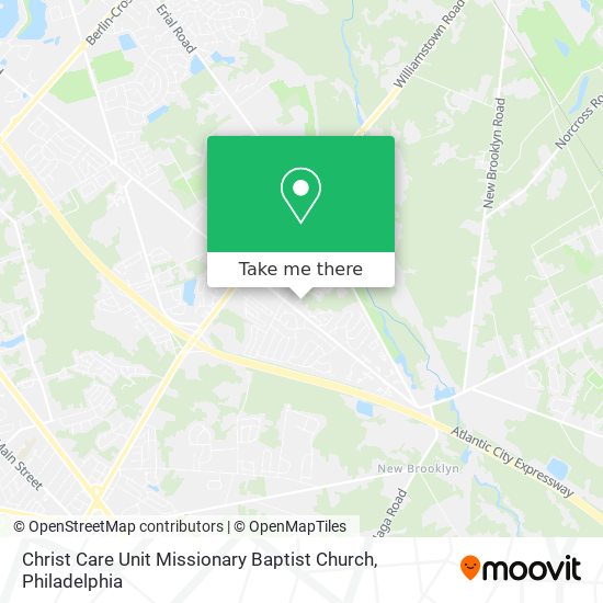 Christ Care Unit Missionary Baptist Church map