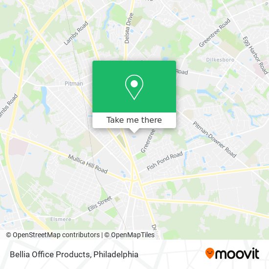 Bellia Office Products map