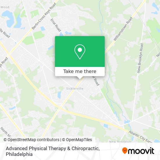 Mapa de Advanced Physical Therapy & Chiropractic