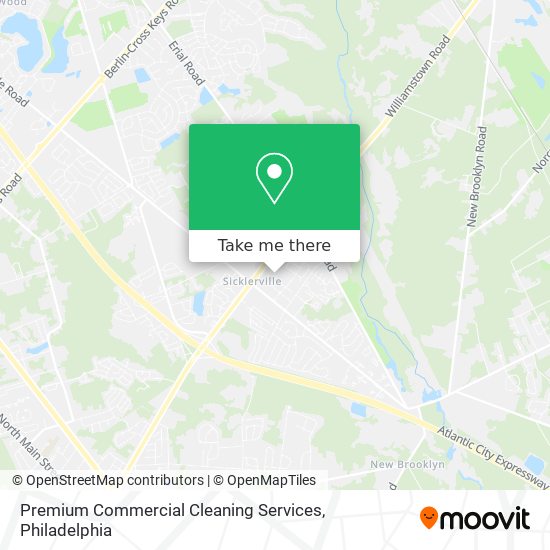 Premium Commercial Cleaning Services map