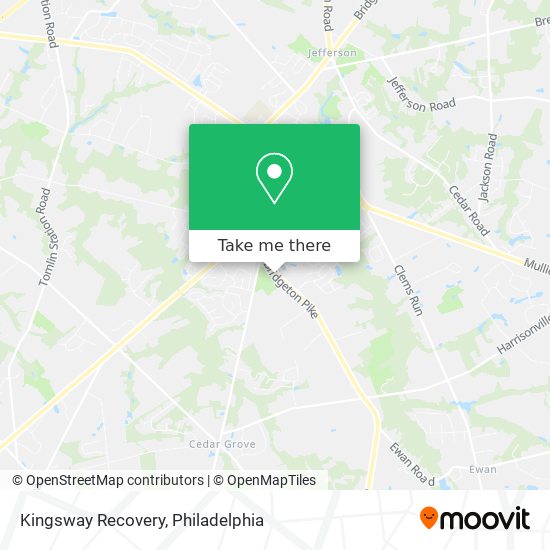 Mapa de Kingsway Recovery