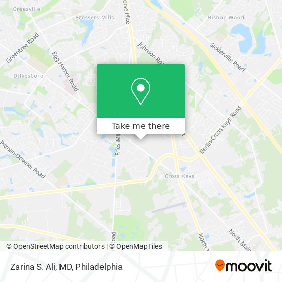 Zarina S. Ali, MD map