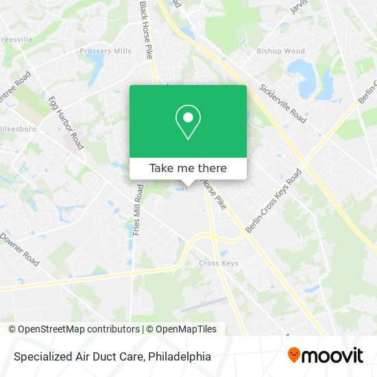 Specialized Air Duct Care map