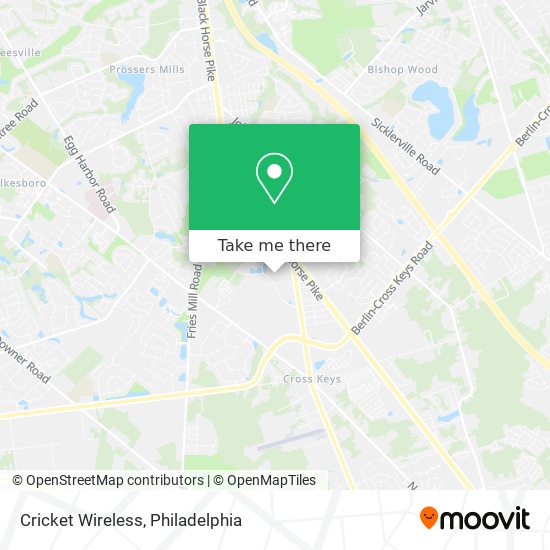 Cricket Wireless map