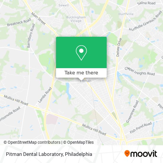 Pitman Dental Laboratory map