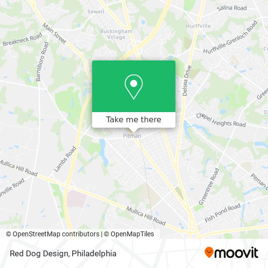 Mapa de Red Dog Design