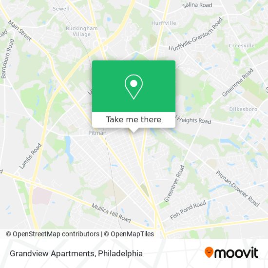 Grandview Apartments map