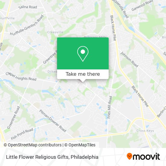 Little Flower Religious Gifts map