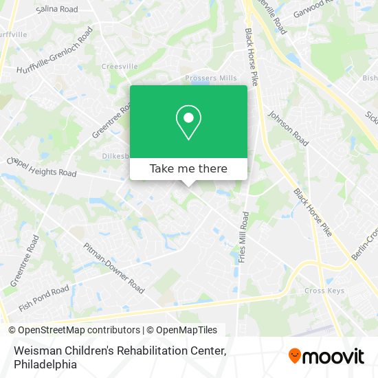 Weisman Children's Rehabilitation Center map