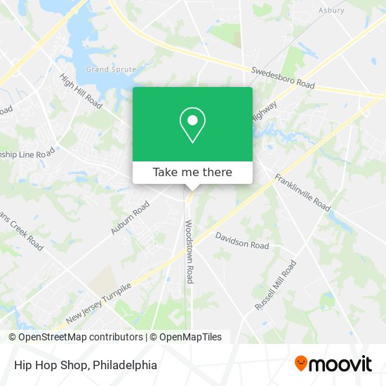 Hip Hop Shop map