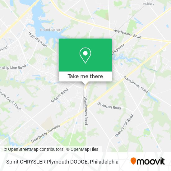 Spirit CHRYSLER Plymouth DODGE map