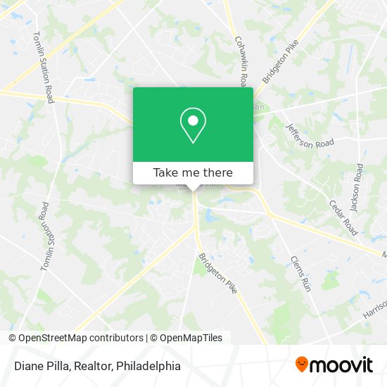 Diane Pilla, Realtor map