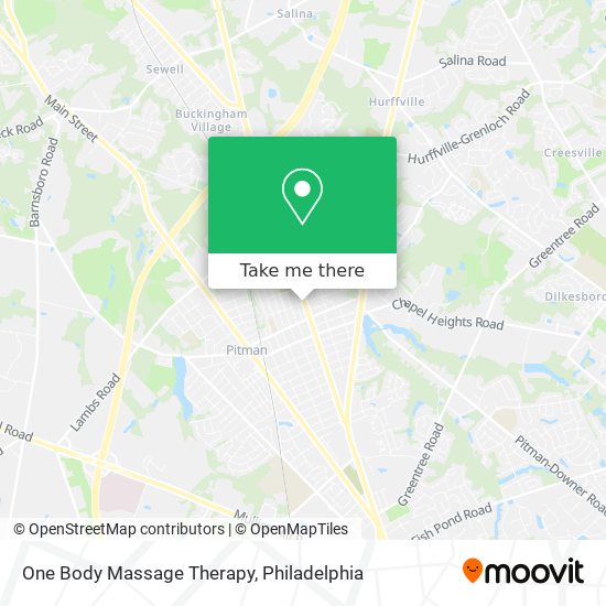 One Body Massage Therapy map