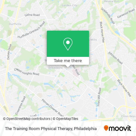 The Training Room Physical Therapy map