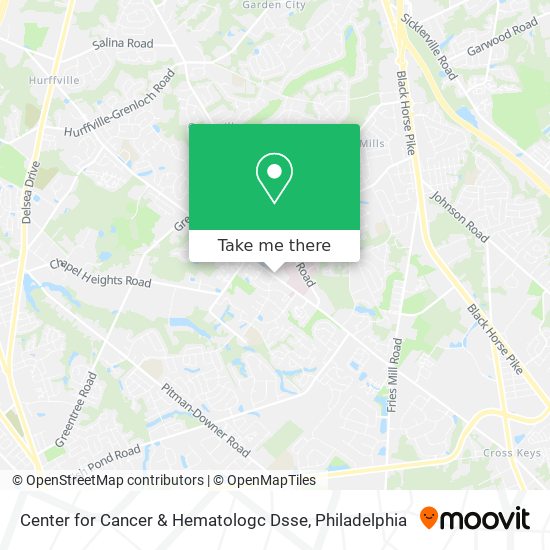 Center for Cancer & Hematologc Dsse map