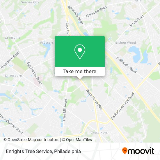 Enrights Tree Service map