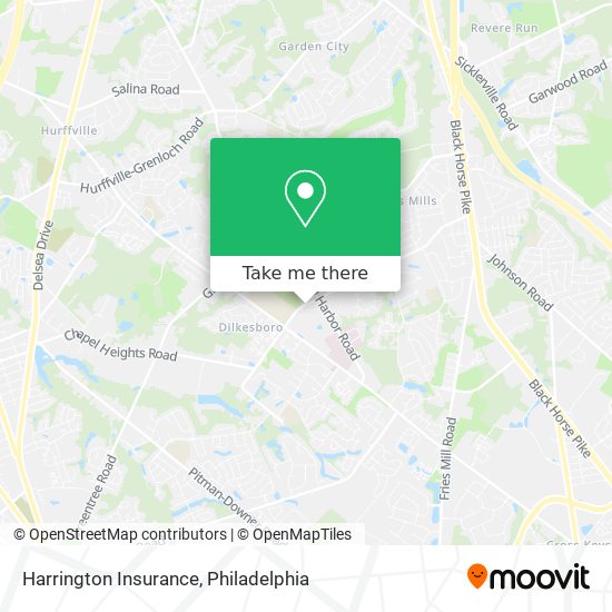Harrington Insurance map