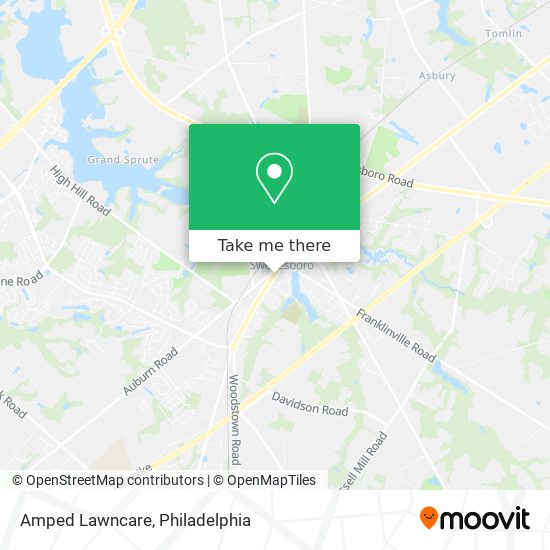 Amped Lawncare map