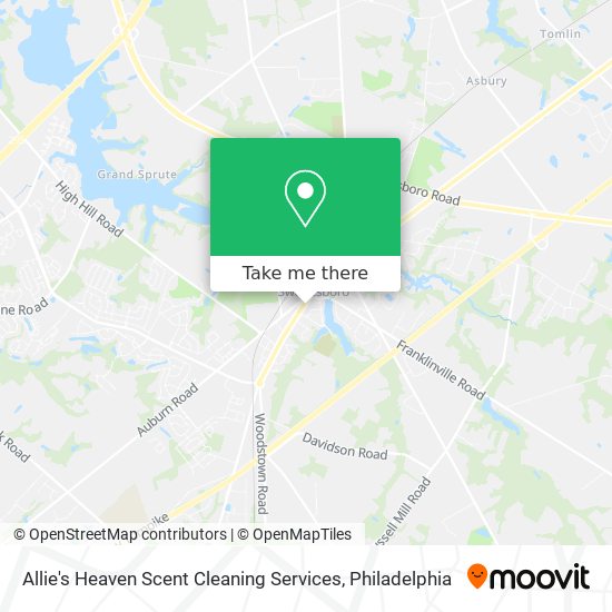 Allie's Heaven Scent Cleaning Services map