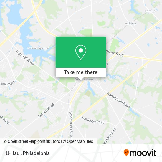 U-Haul map