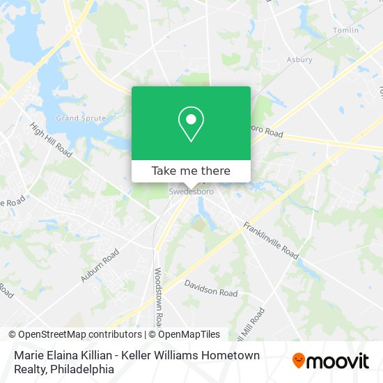Marie Elaina Killian - Keller Williams Hometown Realty map
