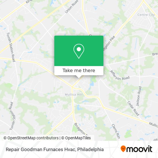 Repair Goodman Furnaces Hvac map