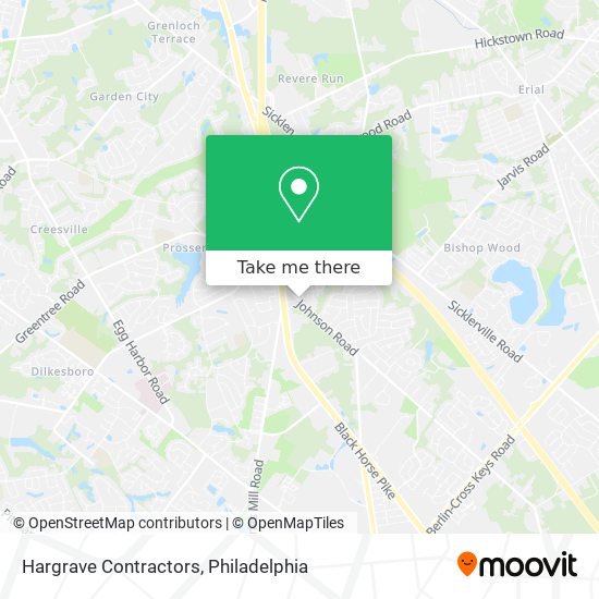 Hargrave Contractors map