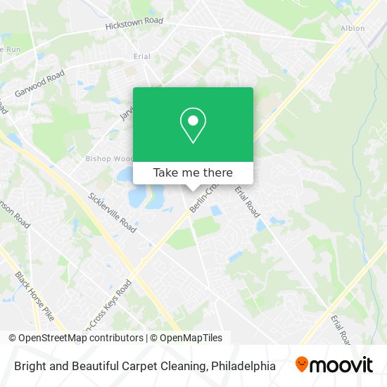 Bright and Beautiful Carpet Cleaning map